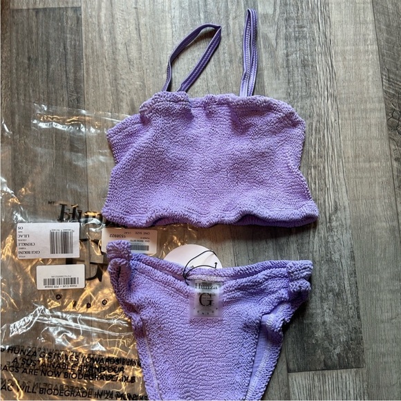 NWT 🦄 Hunza G NWT Gigi Bikini in Lilac - Picture 2 of 8
